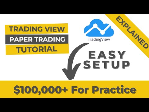 Tradingview paper trading Tutorial | Get $100,000 for paper trading practice in trading view