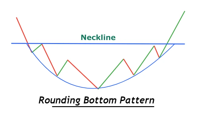 neckline in rounding bottom